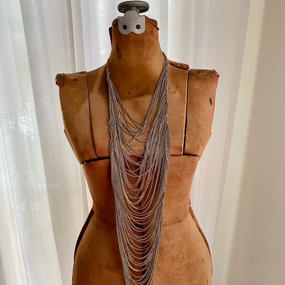 Gold tone necklace